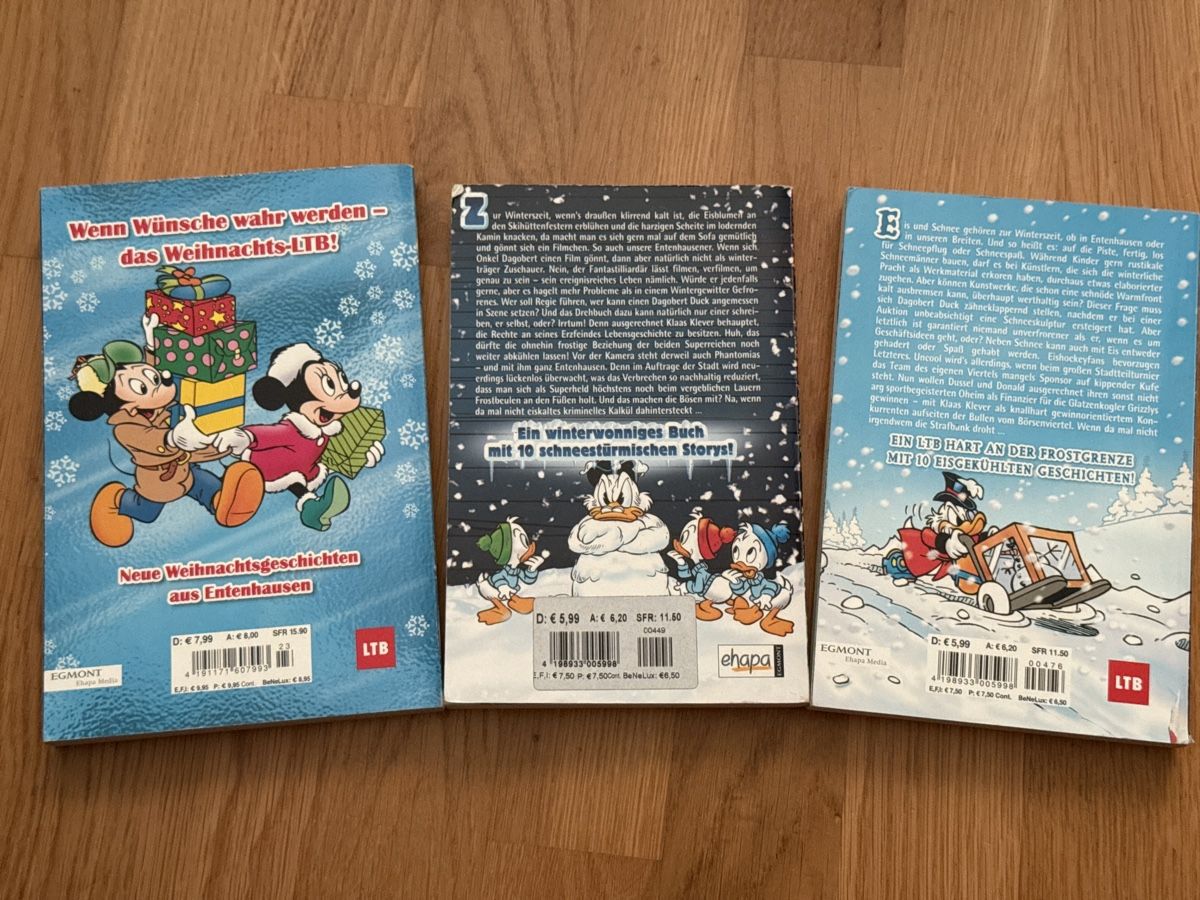 Fumetti: 3x Lustiges Taschenbuch LTB Winter Set – Usato da Rüti ZH venduto da Kiwi02 1