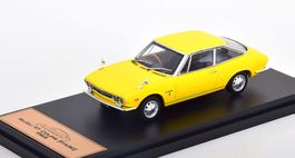 Isuzu 117 Coupé Phase I 1968-1977 RHD gelb      1:43 von IXO