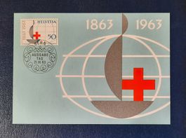 Maximumkarte Rotes Kreuz 1963