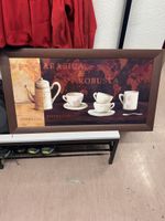 Quadro decorativo da cucina - tema caffè - come nuovo!