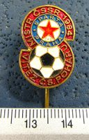 SPARTA PRAHA PRAG MEISTER 1984 ANSTECKNADEL FUSSBALL UEFA