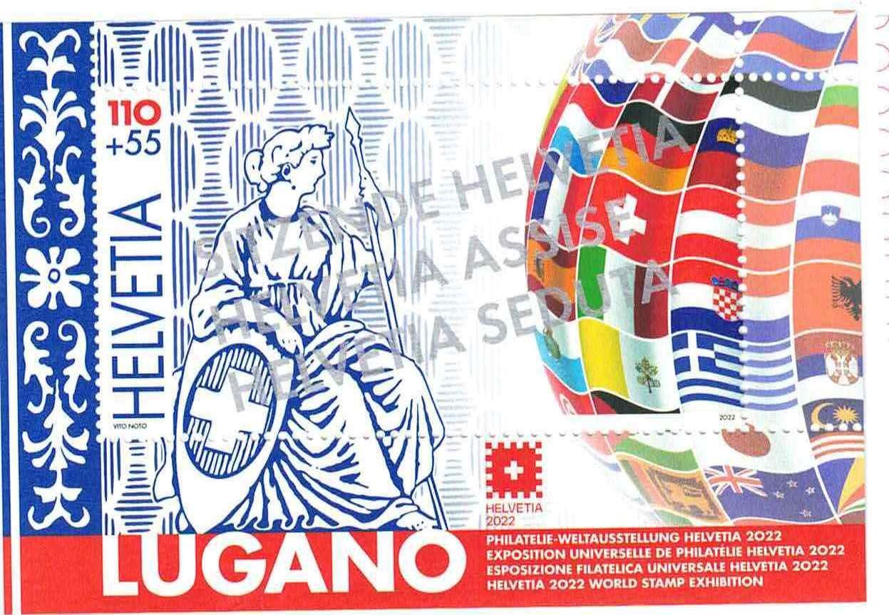 Alle Briefmarken: Bloc Lugano - surimpression Helvetia Assise – Neu (gemäss Beschreibung) aus CHENE-BOURG von Praslin