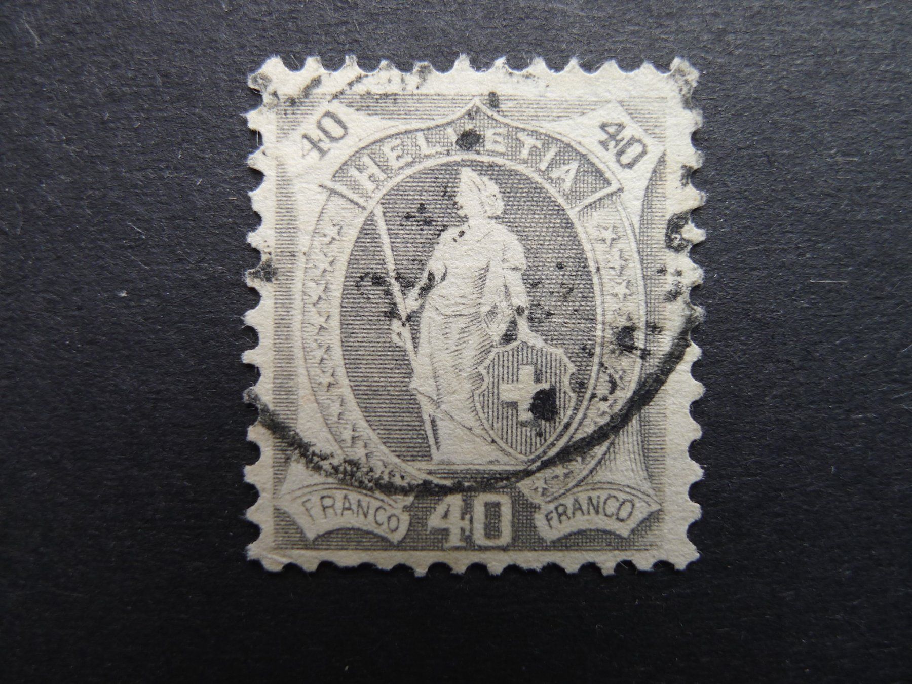 Tutti i francobolli: 1907 Nr. 89A gestempelt SBK 300.- – Usato da Dagmersellen venduto da wyss1982