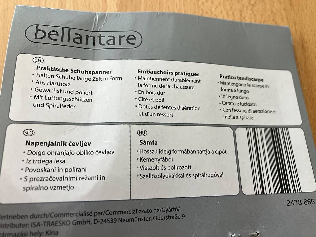 Herrenschuhe: Schuhspanner Hartholz – Gebraucht aus Duggingen von Adrian01112 2
