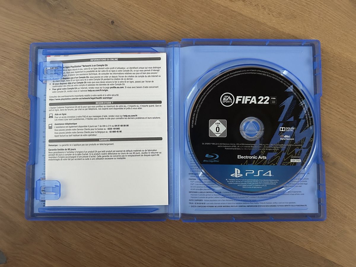 Spiele: FIFA 22 PS4 Spiel – Gebraucht aus Unterlangenegg von Dodo2108 1
