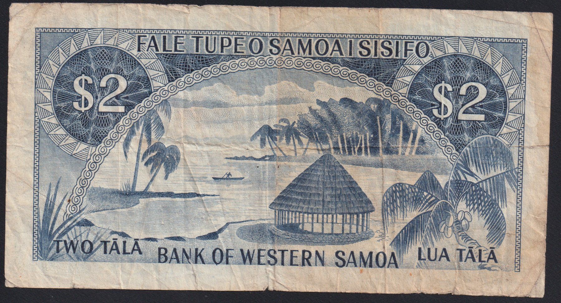 Billets de banque: Samoa 2 Tala 1967 – D'occasion à Brugg AG par banknoten_muesli 1