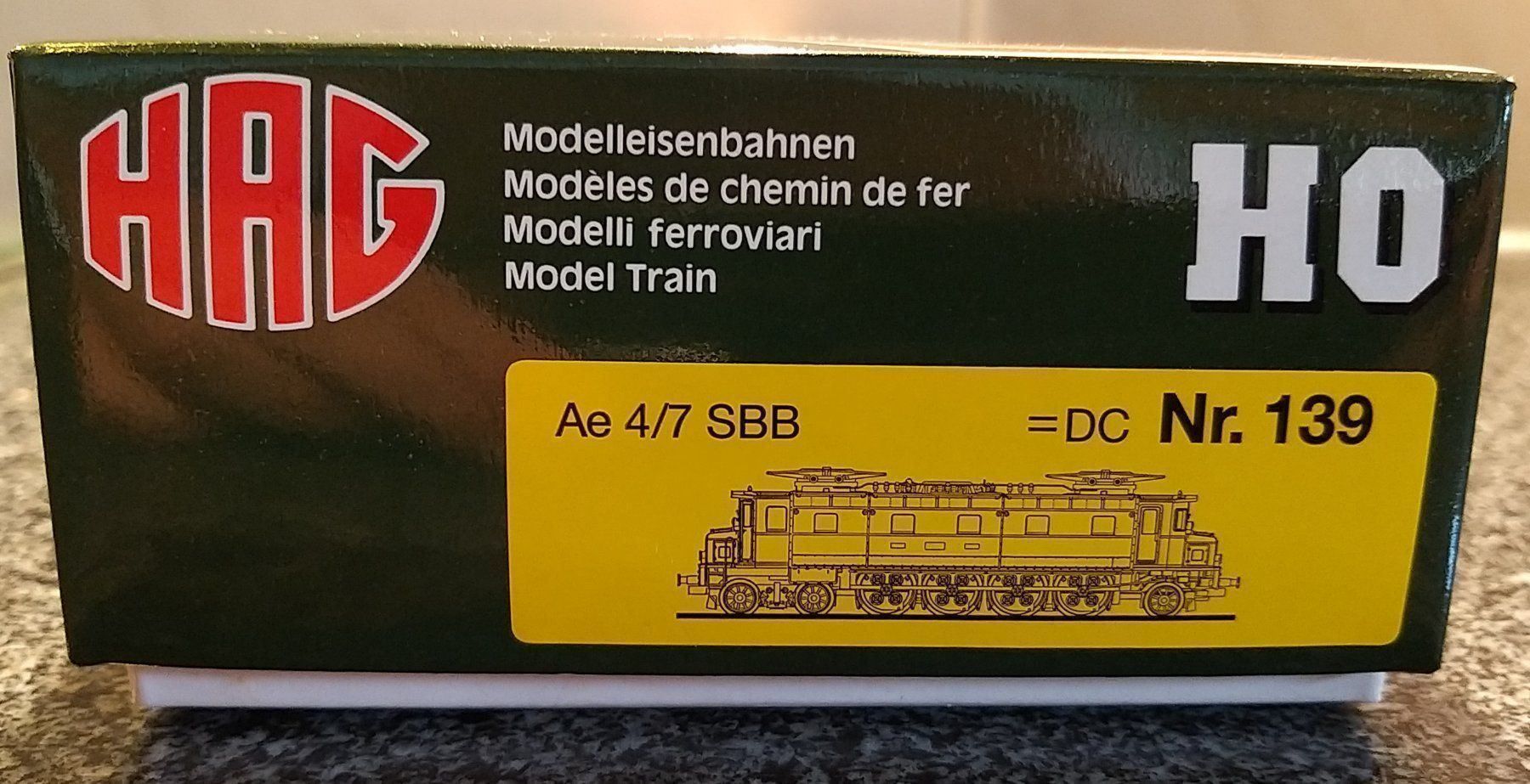 Hag Modellini di ferrovie: HAG 139 - Ae 4/7 10905 SBB CFF FFS - Neuware! – Nuovo e nell'imballaggio originale da Rotkreuz venduto da MOBAHN-1zu87 7