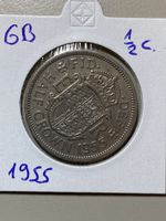 GB - 1/2 couronne - 1955
