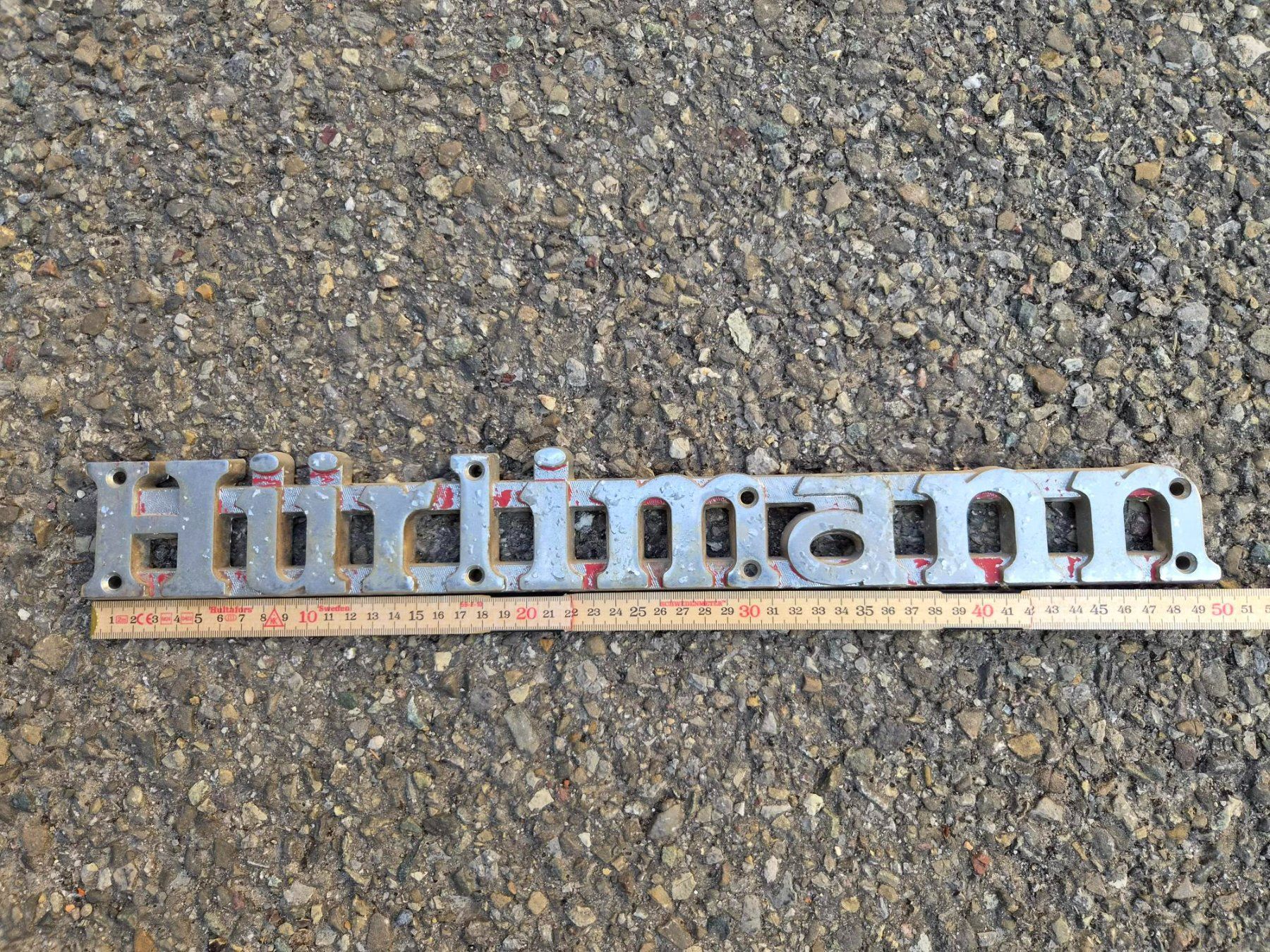 Hürlimann Trattori: Original Hürlimann Traktor Schriftzug – Usato da Dürnten venduto da Bachtel84 4