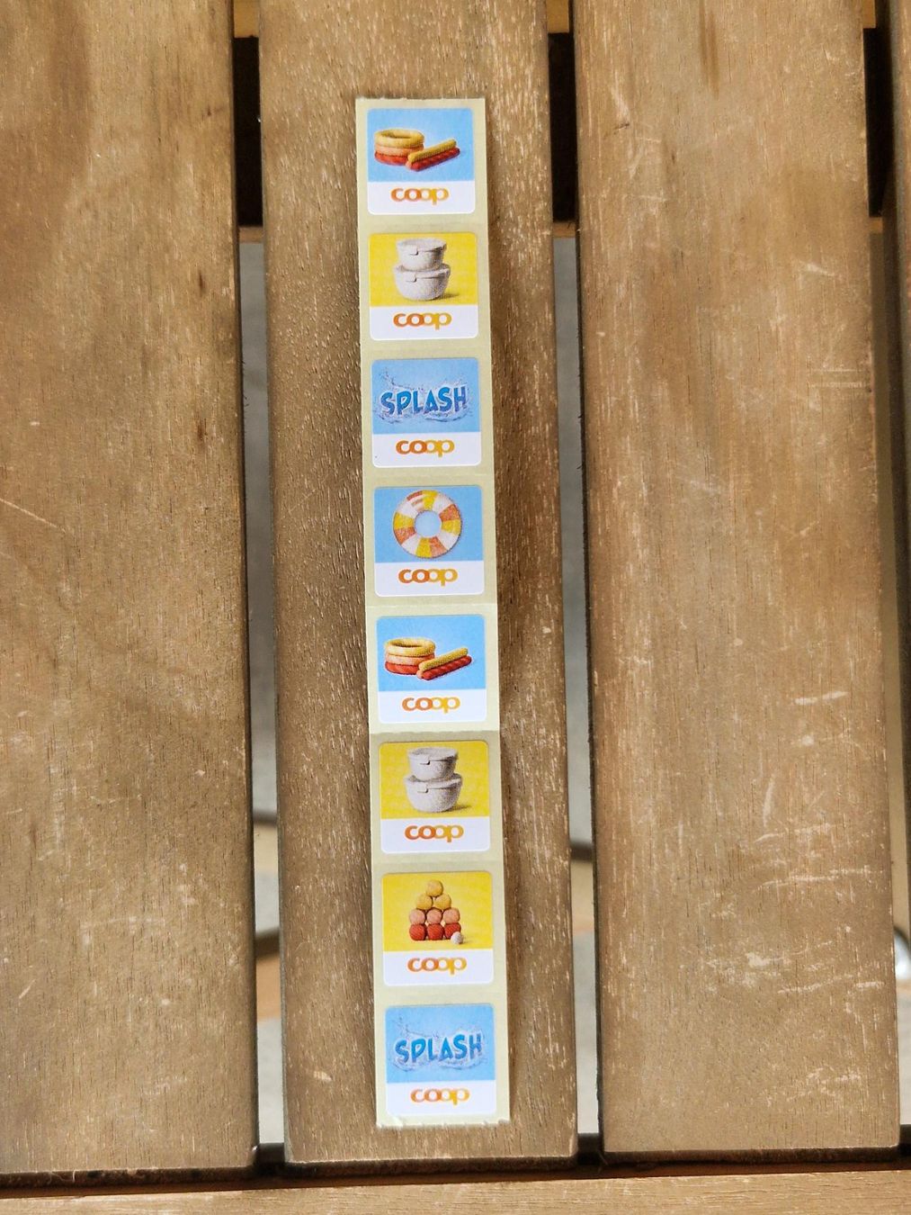 Coop Raccolte di bollini & punti: COOP Splash 8 timbres / 8 Sammelmarken – Nuovo (secondo la descrizione) da Gryon venduto da dra_qxh2