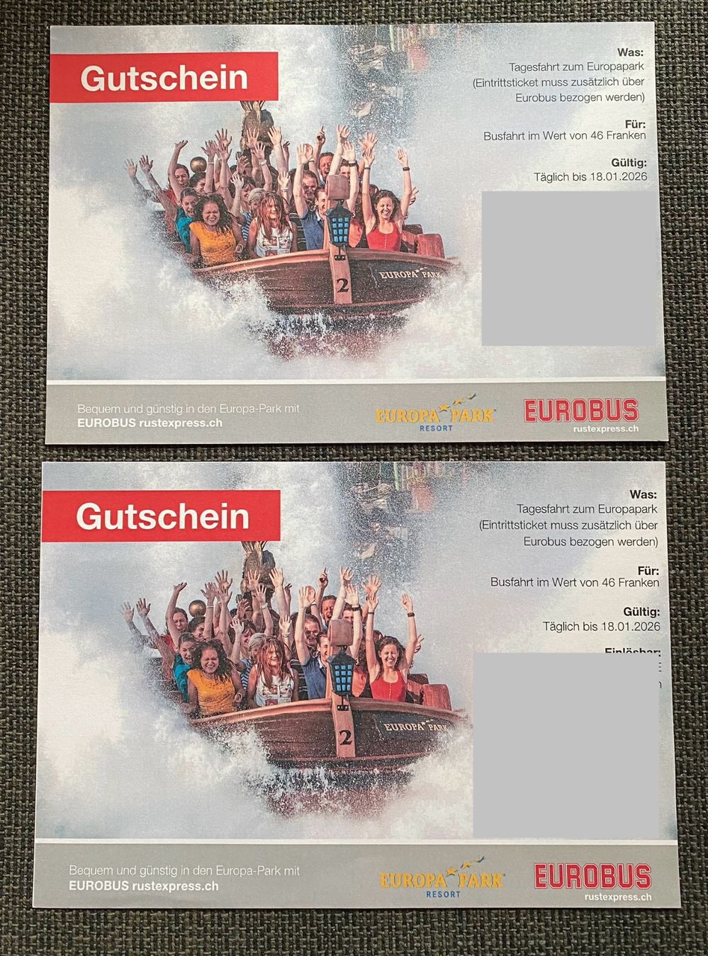 Spannende Gutscheine Europapark 2 Fur 1 Bilder