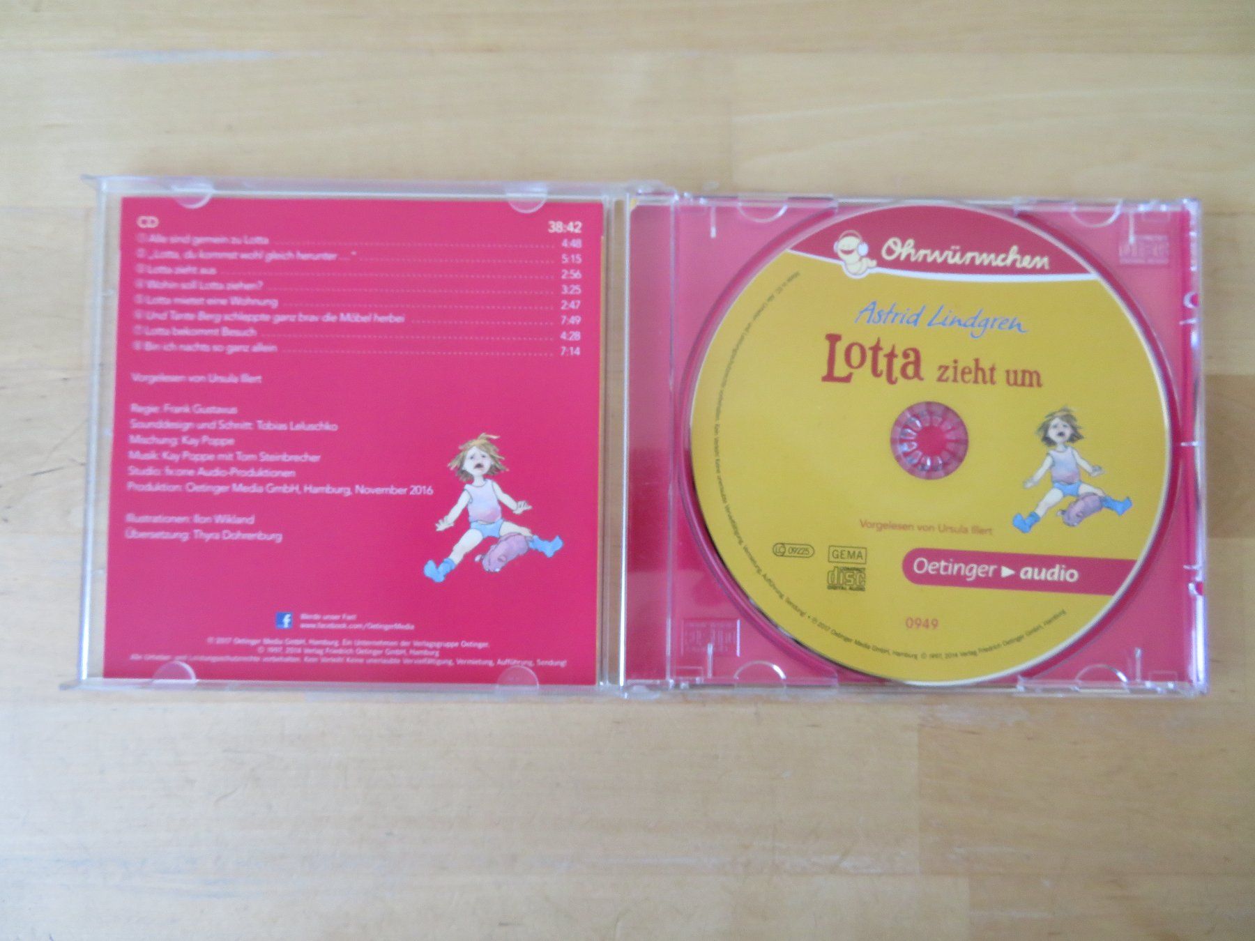 CD: CD Astrid Lindgren "LOTTA zieht um" – Usato da Zürich venduto da piroma 1