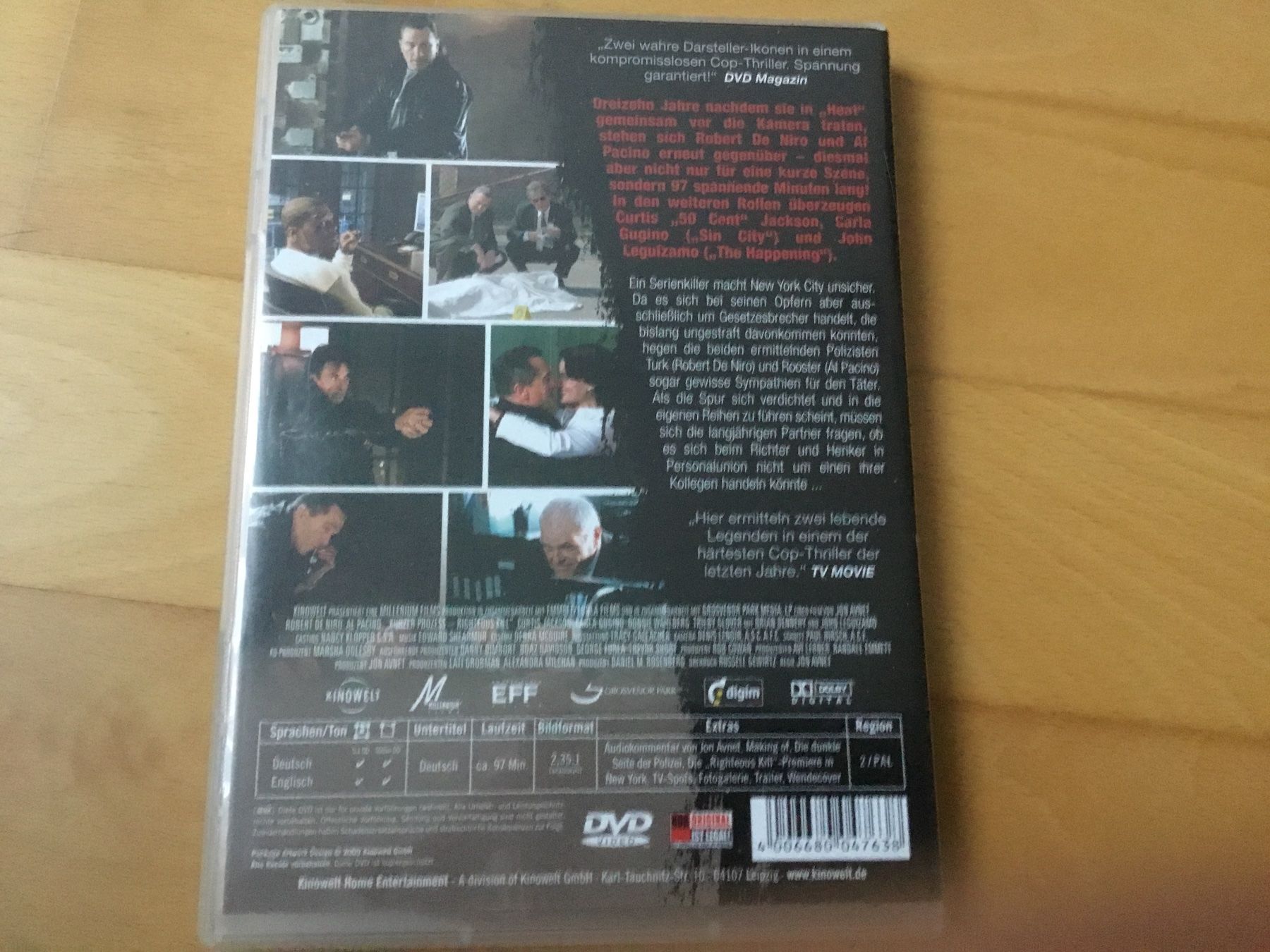 Alle DVDs: Kurzer Prozess mit  Robert De Niro und Al Pacino – Gebraucht aus Kerzers von Georges3210 1
