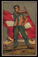 Schweizer Bundesfeier 1912, für das Rot
