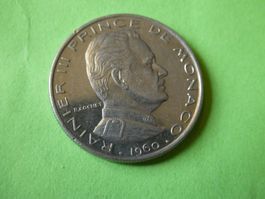 Monaco 1960, 1 Franc wie neu