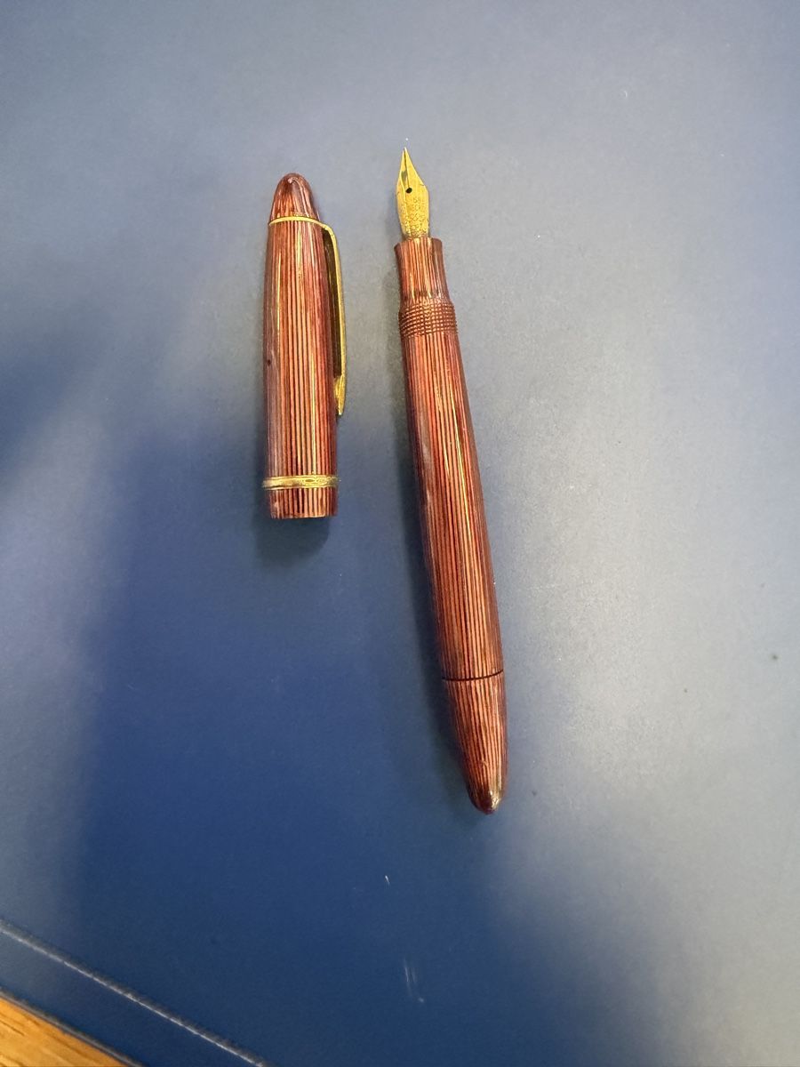 Penna & Evidenziatori: Füllfederhalter Soennecken Superior 14K Goldfeder – Usato da Strengelbach venduto da RaenAntikDesign 4