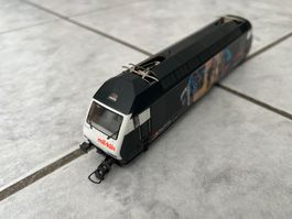 Märklin Heinzer Lokomotive mit Güterwagen