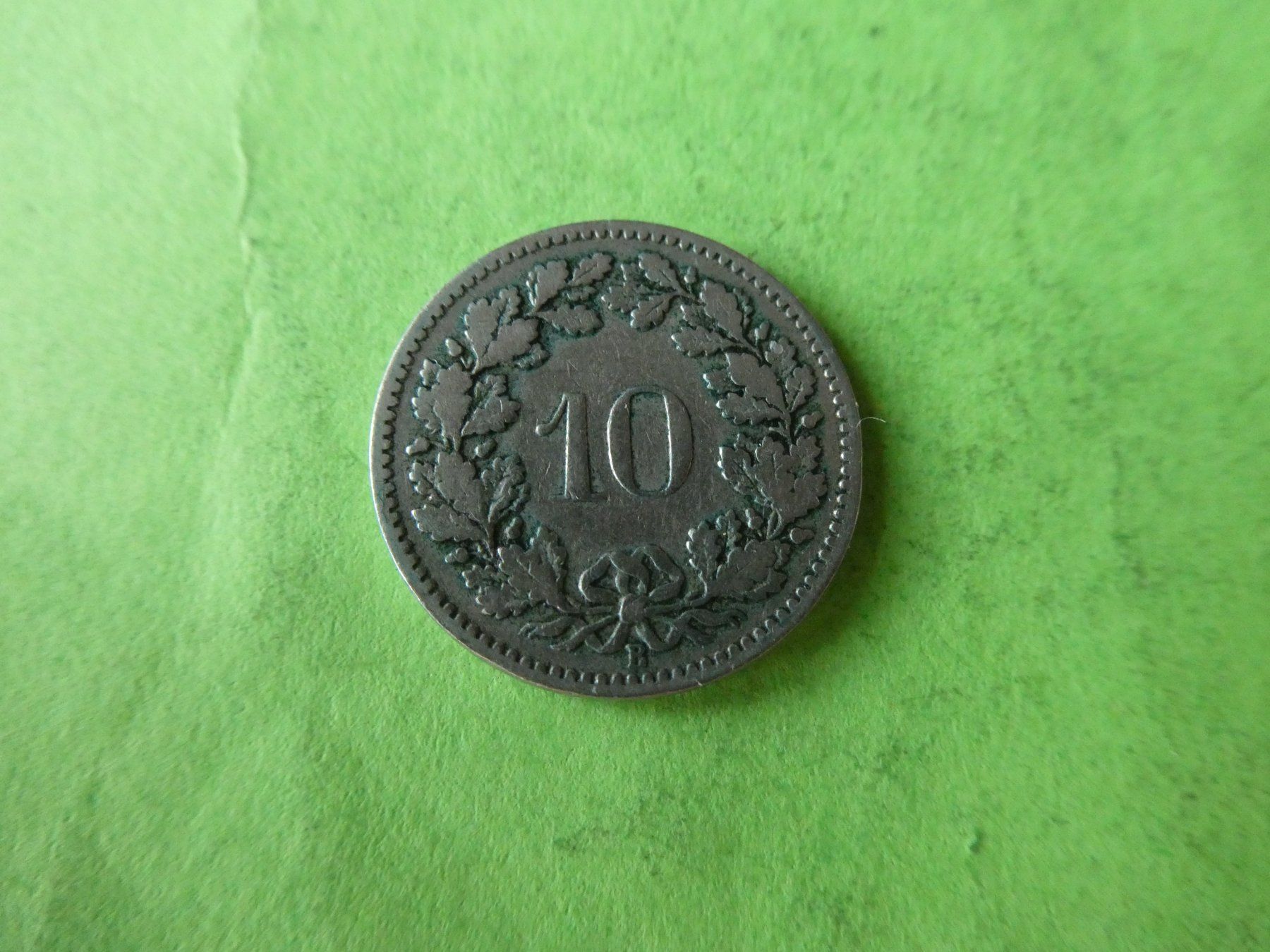 Tutti le monete: Schweiz 1902, 10 Rappen – Usato da Hinterforst venduto da Rohusri 1