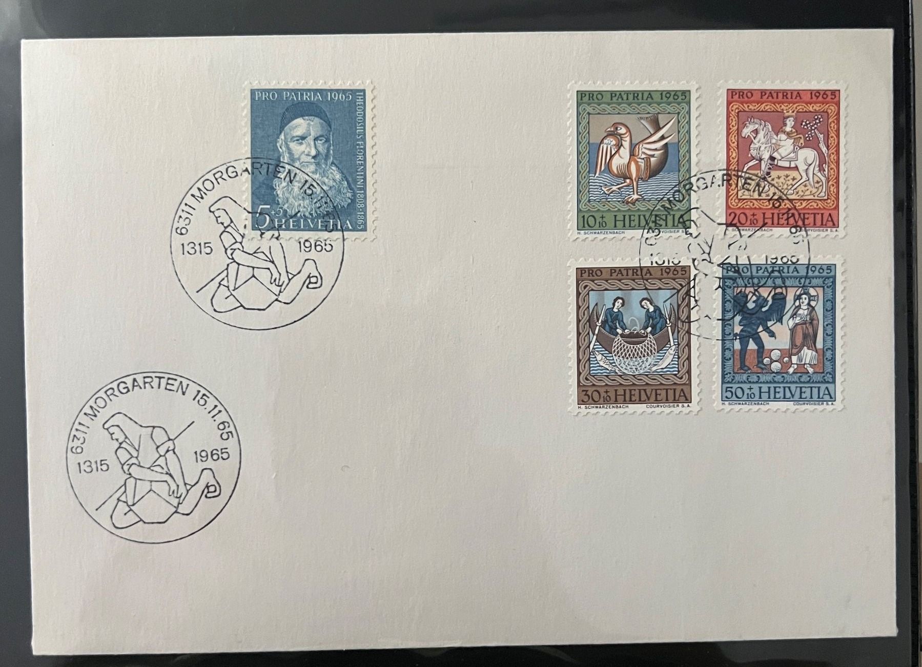 Tutti i francobolli: Erstagsbrief 1965 – Usato da Rotkreuz venduto da Parcore
