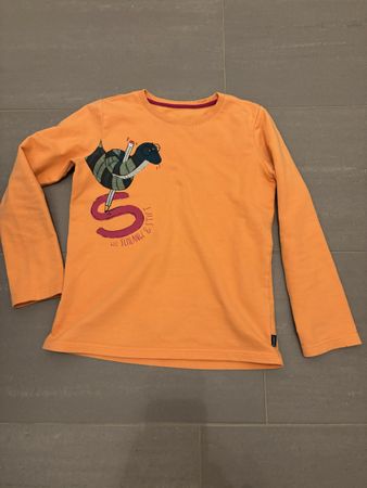 Jako-o Kinder Langarmshirt Gr.140/146 Orange mit Schlange🐍