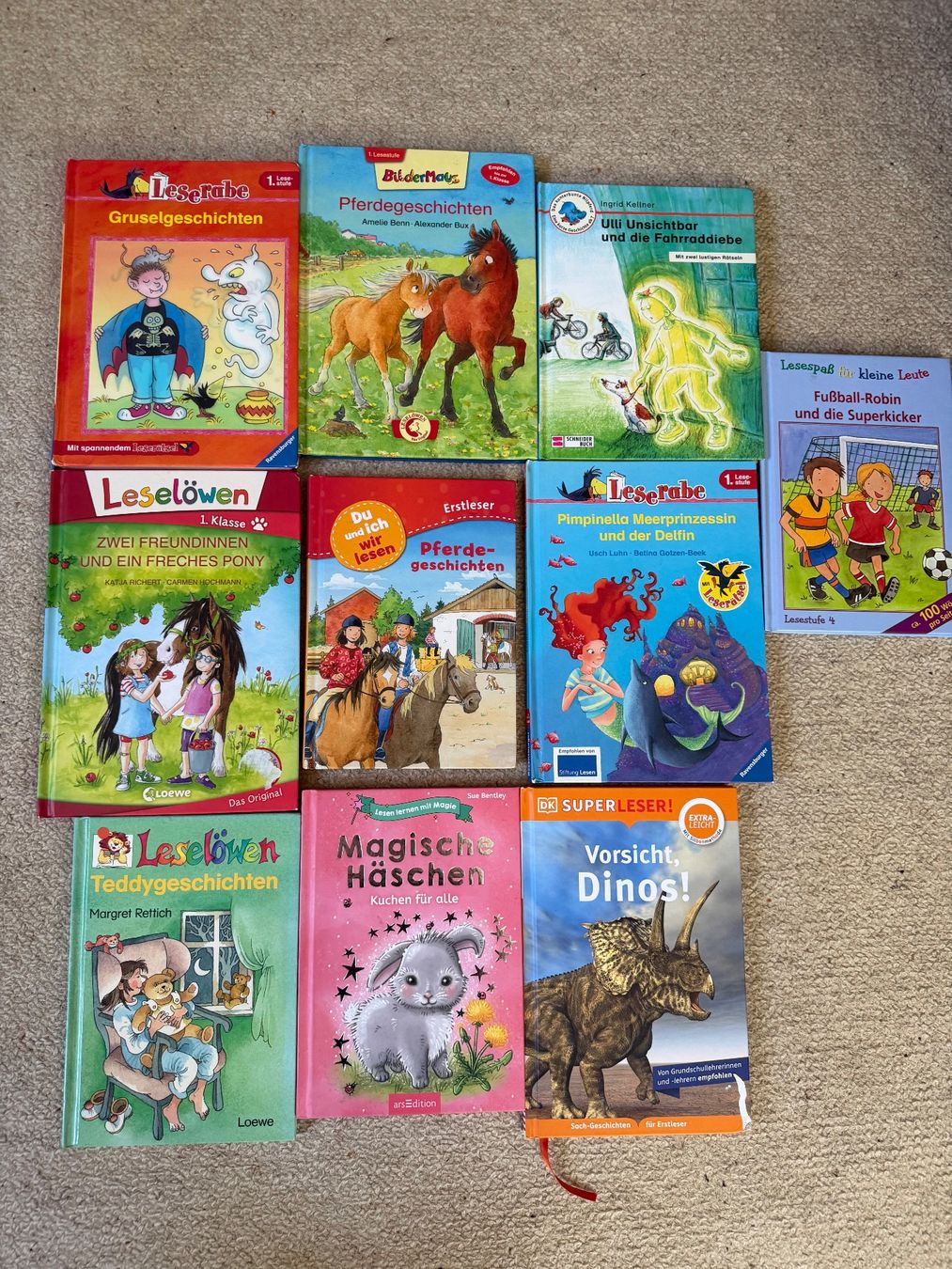 Libri: 10 x Leserabe, Leselöwe etc. ab 1. Lesestufe – Usato da Jona venduto da Jancy60