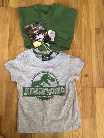 Jurassic World Set T-Shirt Kurzarm und Hose Gr 86/92 neu Set