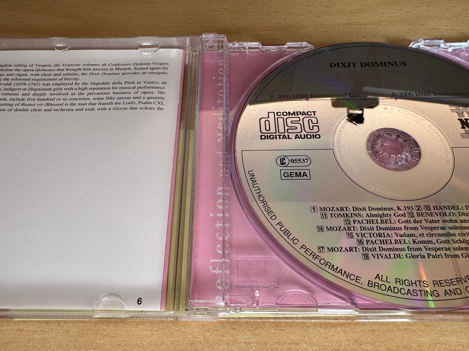 CD: N2 Various - Dixit Dominus – Usato da Rikon im Tösstal venduto da Alpenmutz 2