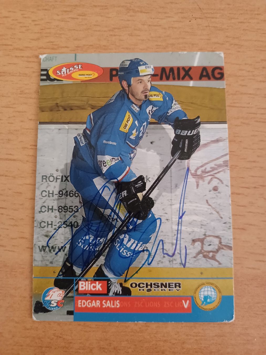 Autografi: Edgar Salis / signiertes Card – Usato da Worben venduto da ersa01 2