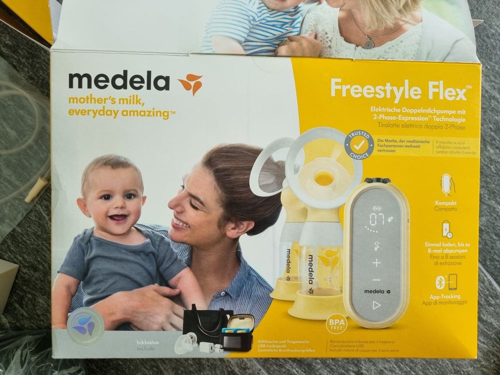 MEDELA Freestyle Flex elektrische Doppelmilchpumpe | Kaufen auf Ricardo