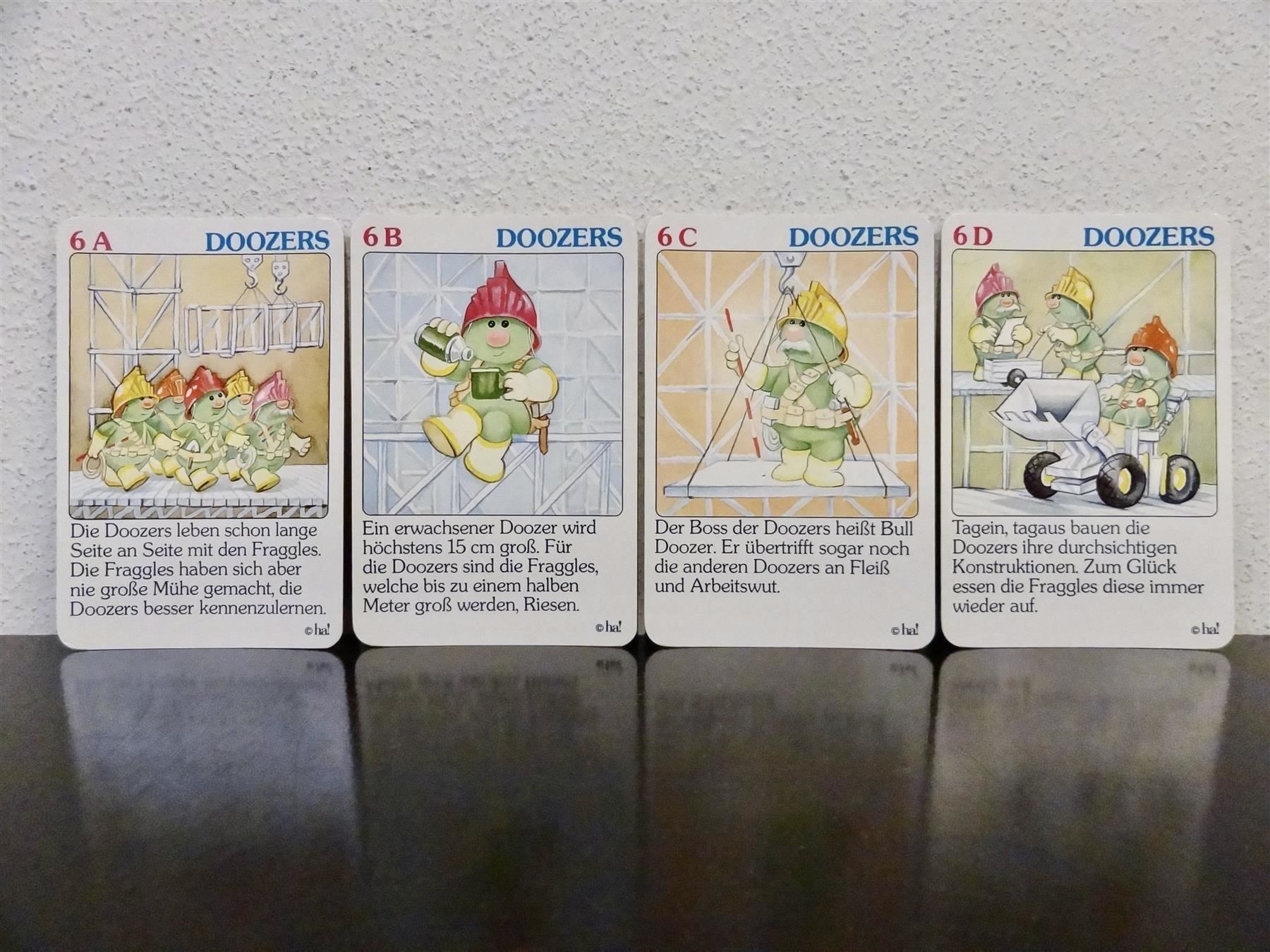 Giochi: schönes altes Quartett DIE FRAGGLES 1984 – Usato da Kerzers venduto da wisaundso 7