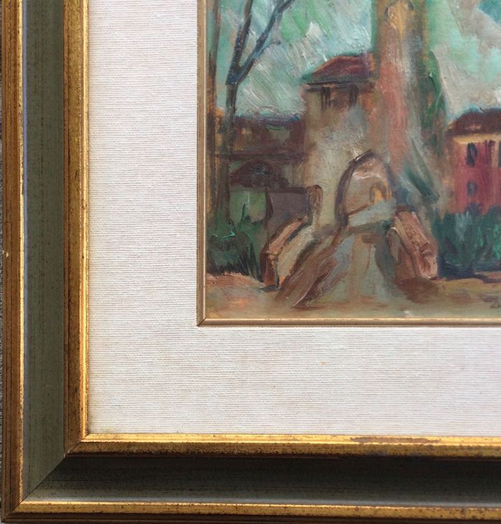 Luigi DIAMANTE (19041971) Stadt Ansicht Gemälde Kaufen auf Ricardo