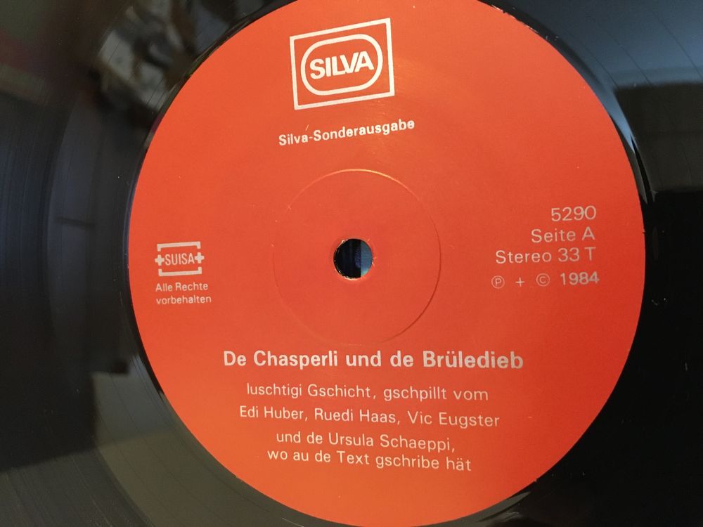Schallplatte - de Chasperli - Nr. 1 - SILVA - 1984 (Gebraucht) in ...