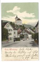Buchs - Werdenberg (SG) Rheintal - Schloss mit Altstadt 1904