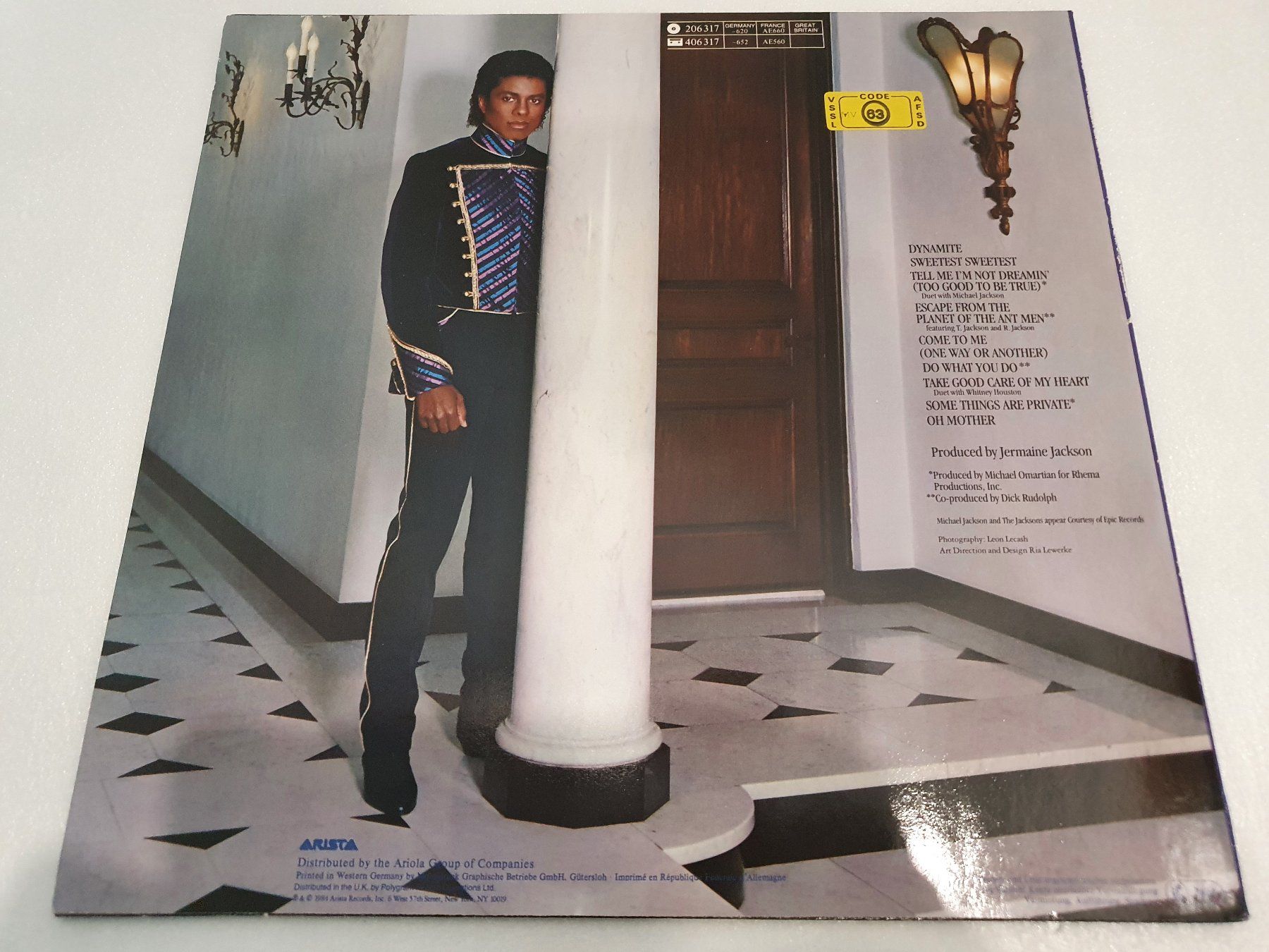 Dischi in vinile: Jermaine Jackson – Dynamite – Usato da Uster venduto da Vinyl-Leidenschaft 1