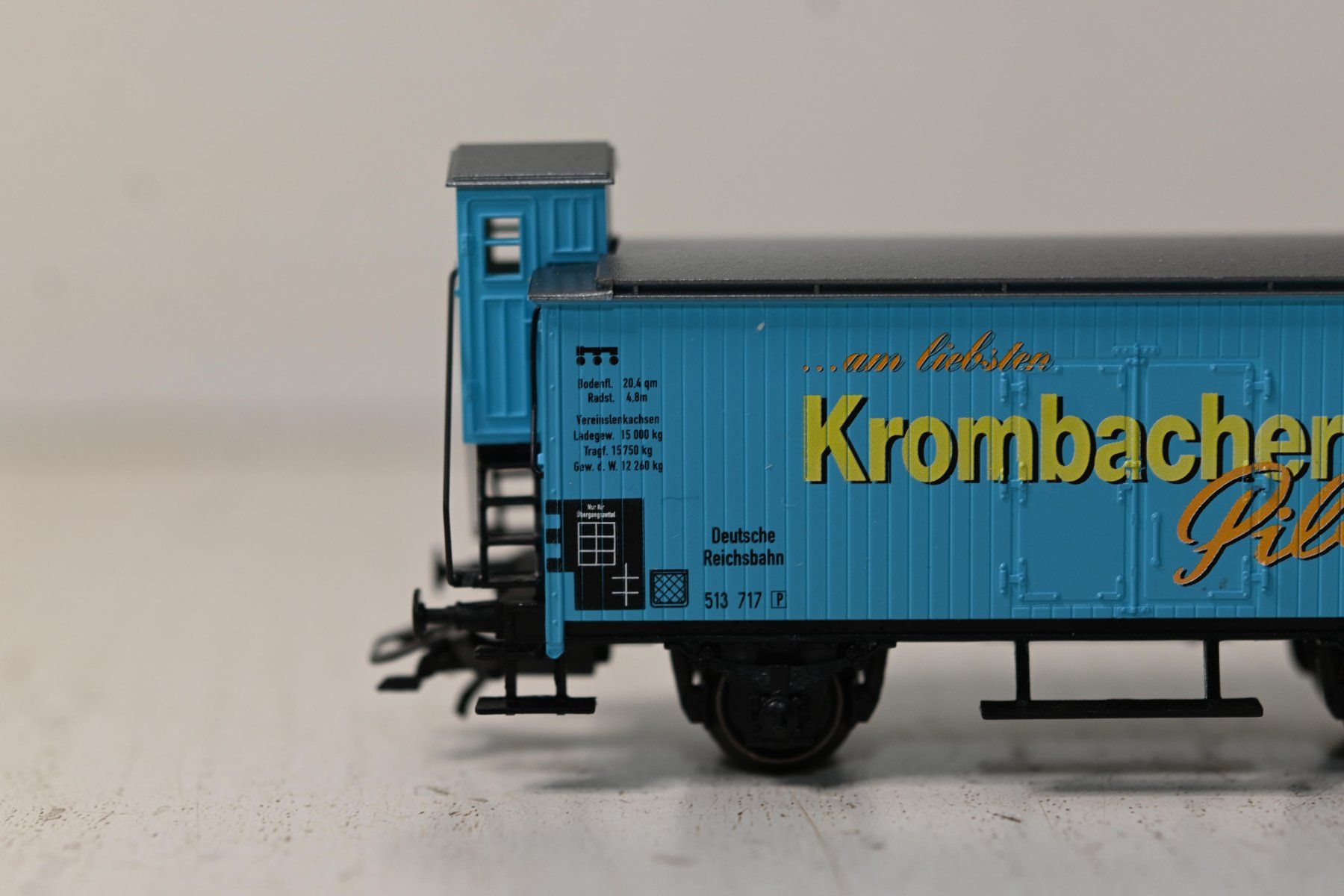 Märklin Modellini di ferrovie: Krombacher Pils Märklin HO/AC mit OVP – Usato da Laupen ZH venduto da Zmoewe 1