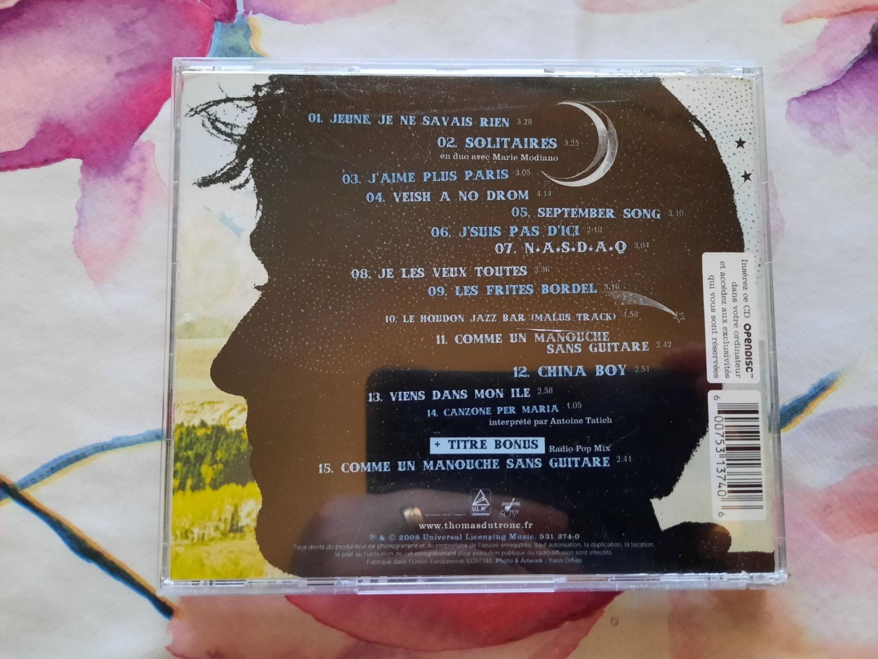 CD: CD - Thomas Dutronc - Comme un manouche – Usato da Pully venduto da bro_n52j 1