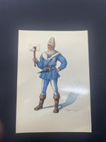 Ansichtskarte PTT-Museum Läufer von Zug 15. Jahrhundert