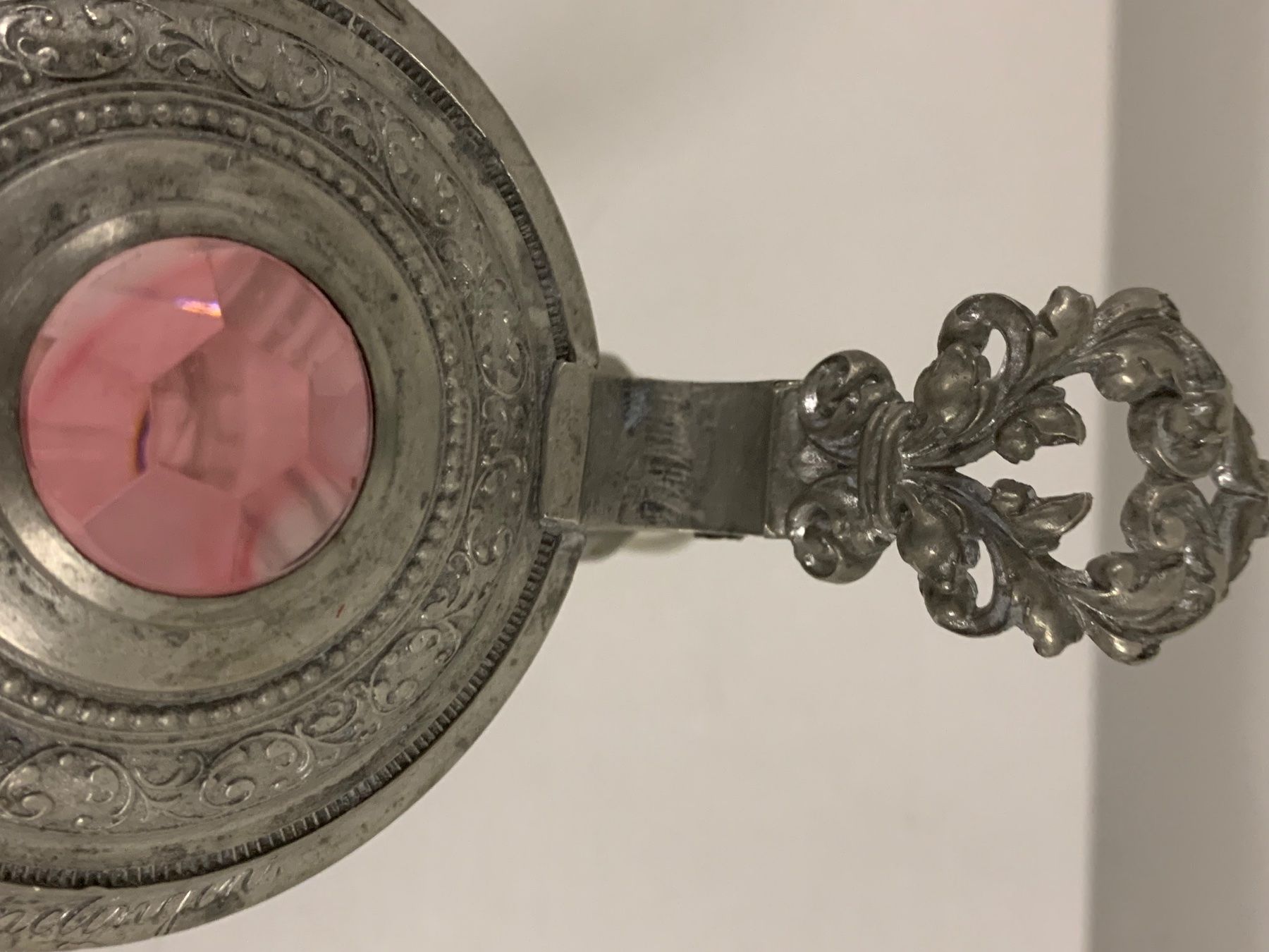 Gläser: alter Bierkrug Glas mit Zinndeckel – Gebraucht aus Erlenbach ZH von Ritschly 4
