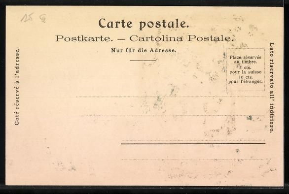 Cartoline postali: Litho Altdorf, Wilhelm Tell-Denkmal, Ort – Usato da Berlin venduto da bartko-reher 1