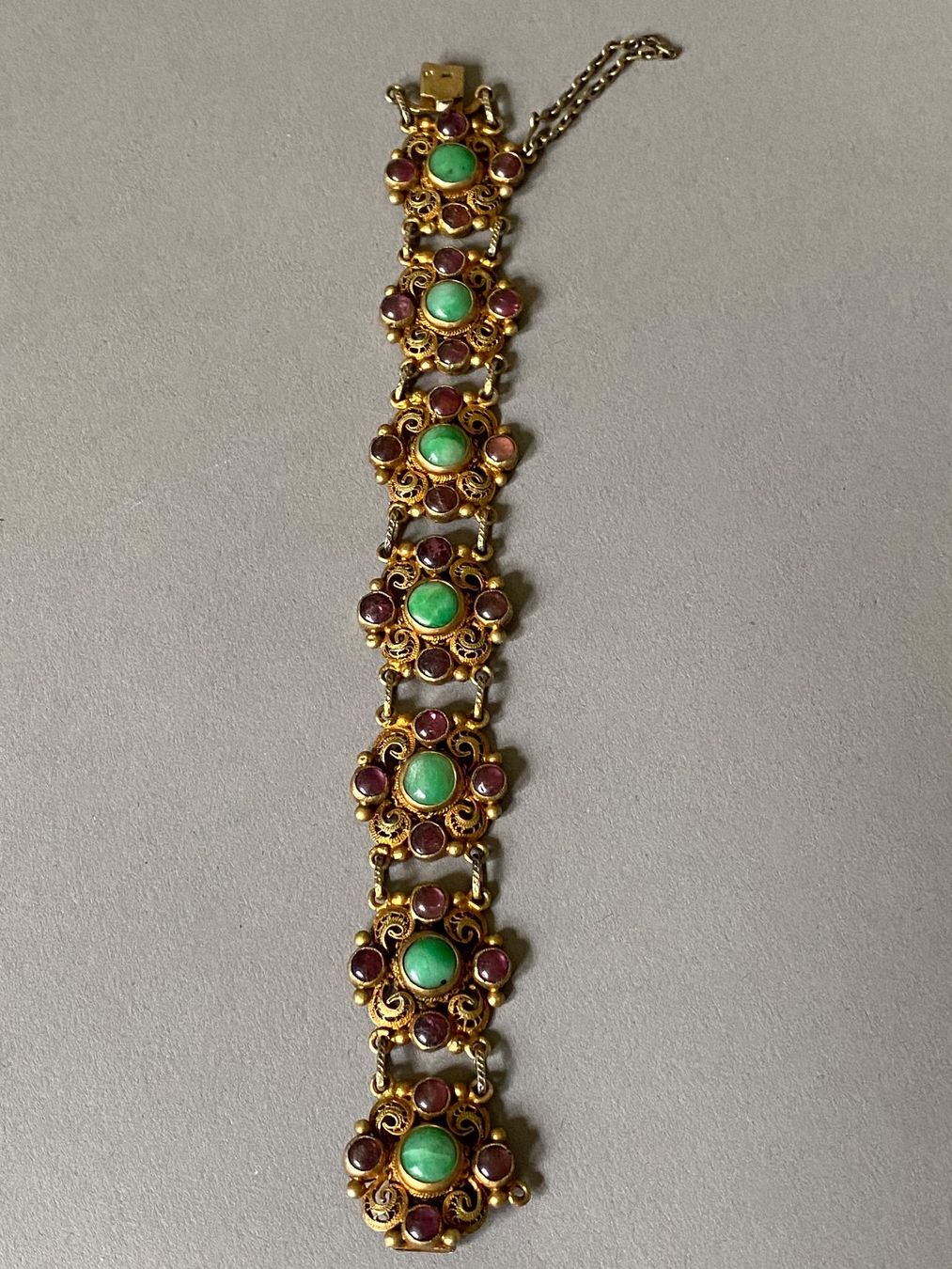 Bracciali & Braccialetti: CHINA / EDELSTEIN-ARMBAND – Nuovo (secondo la descrizione) da Basel venduto da shorthills_2013 1