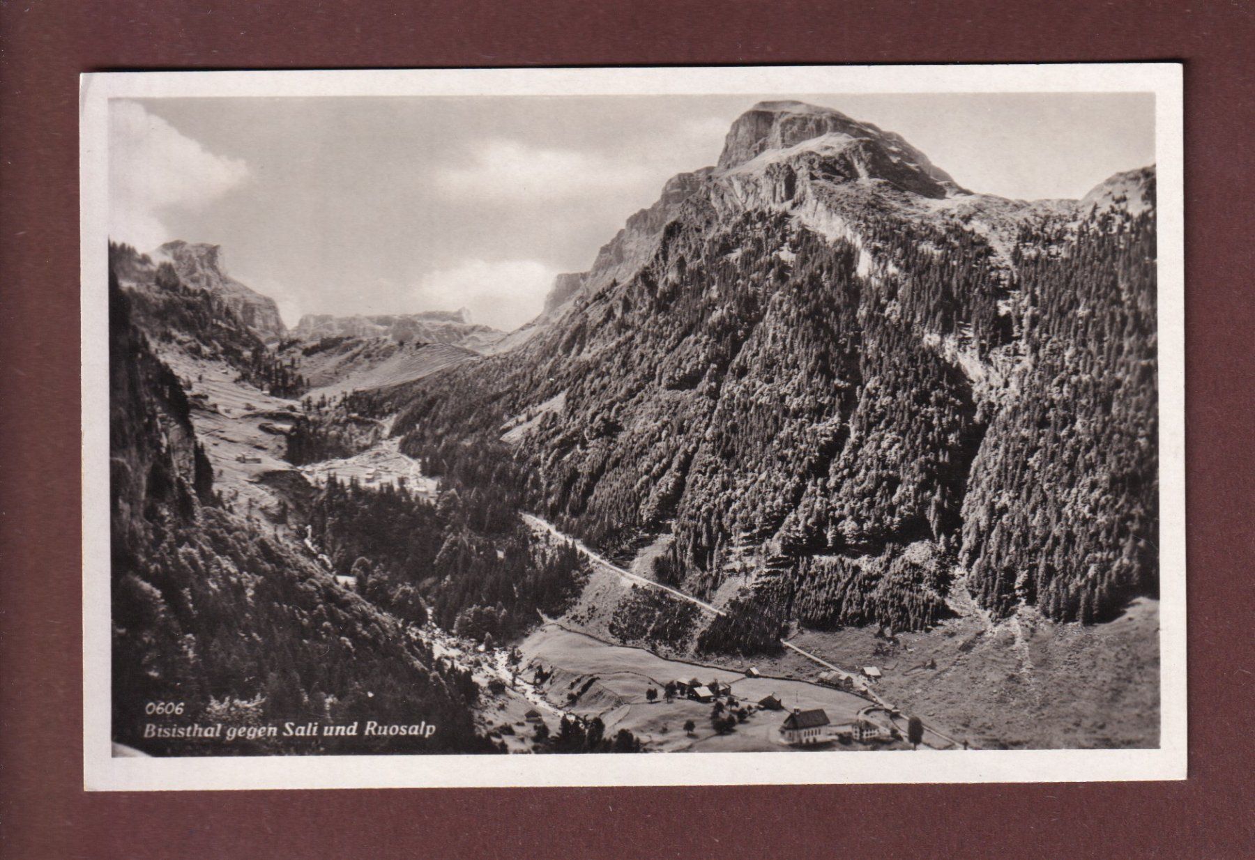 Cartoline postali: BISISTHAL gegen Sali und Ruosalp – Usato da Pully venduto da nicecards-shop