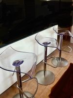 Tabouret de bar transparent