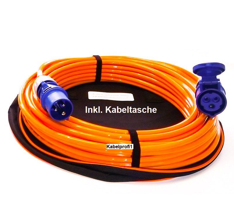Cavi: 25m Boot+Campingkabelset 3-teil.+Tasche – Nuovo e nell'imballaggio originale da Herisau venduto da Kabelprofi1 1