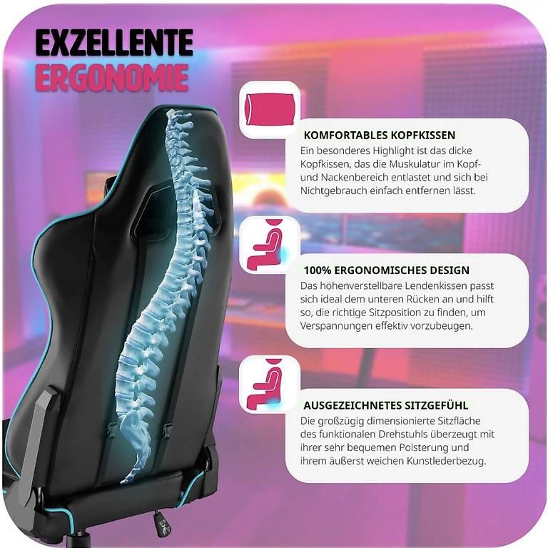 Stühle: Racing Gaming Stuhl Twink – Gebraucht aus Zürich von ceko8048 4
