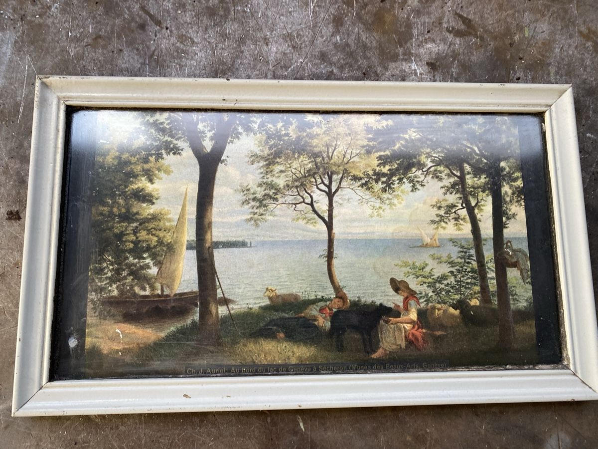 Poster & Bilder: Bild aus Eisenbahnwagon – Gebraucht aus Aeschlen von rudemood