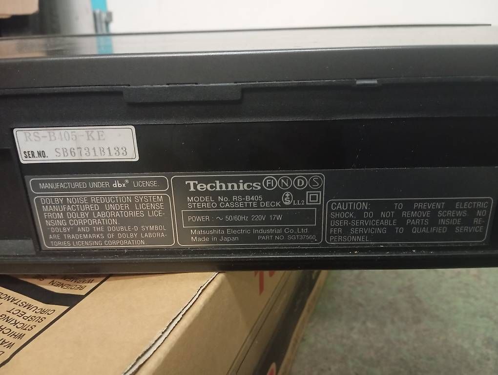 Technics Enregistreurs: Technics RS-B405 Stereo Cassette Deck – D'occasion à Basel par Petergunn 2