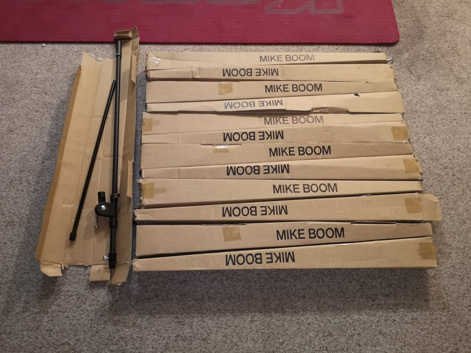 Supporti per strumenti musicali & leggii: Mike Boom Mikrofon Ständer – Usato da Zürich venduto da tonogen 3