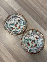 Porcellana cinese vintage - set di 2 piatti decorativi!