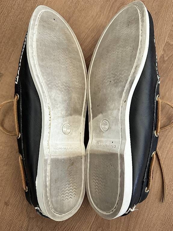 Scarpe da uomo: Timberland Leder-Bootsschuhe, blau, Gr. 44 – Usato da Seuzach venduto da mar_5mtf 1