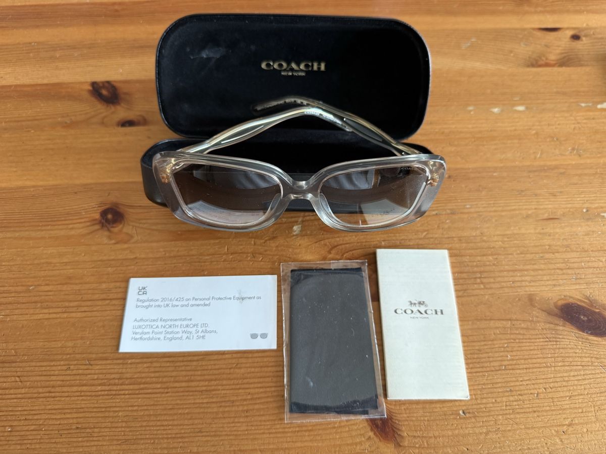 Coach Brillen & Gläser: Brille COACH HC 8334U Transparent Grey mit Etui – Neu und originalverpackt aus Zürich von daki81 1